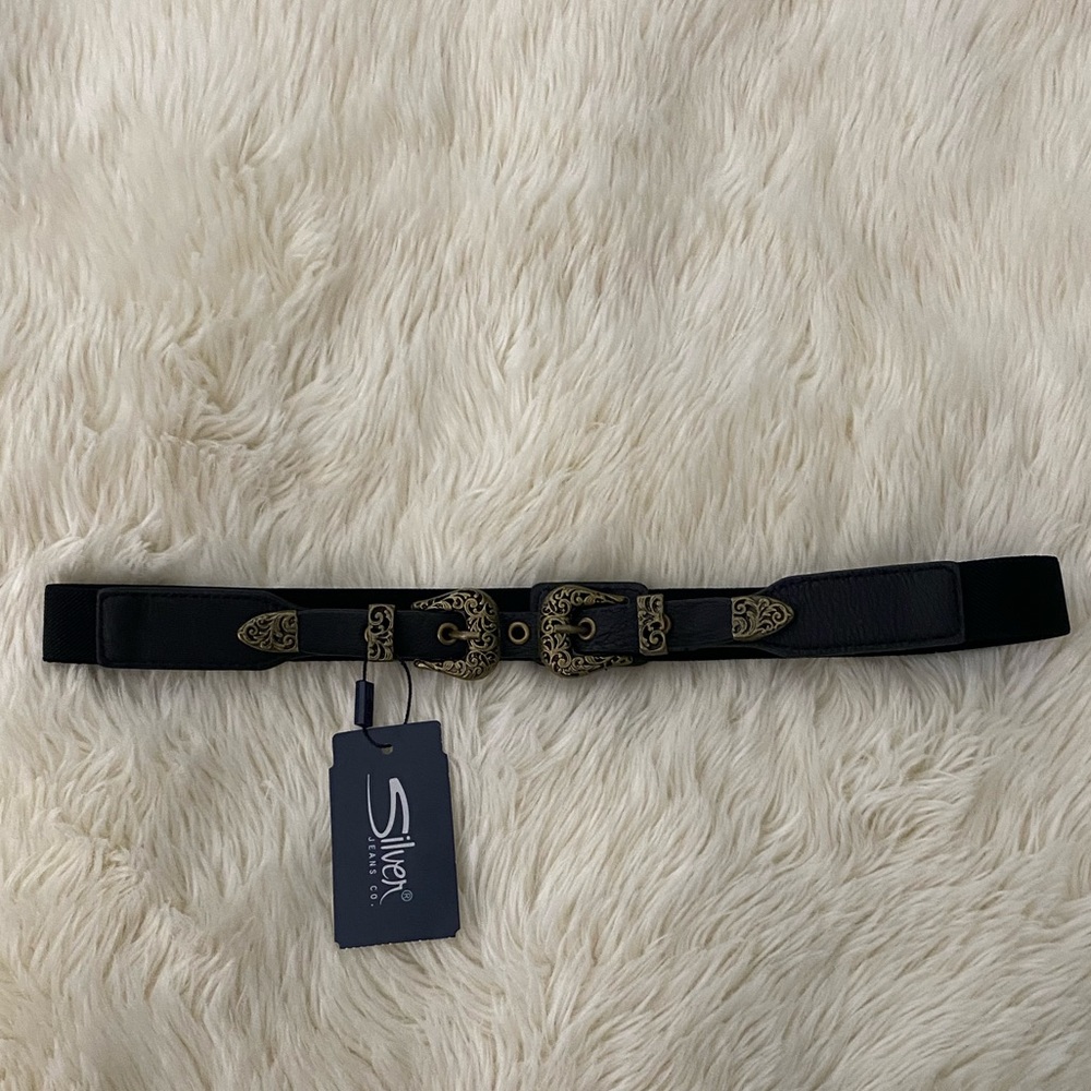 Double buckle belt NWT